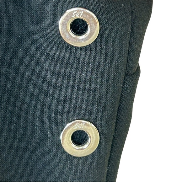 Cinq a Sept - NWT, Women’s ‘Ava’ Dress, Grommet Details, Mini - Black, Size 00 - Picture 5 of 15